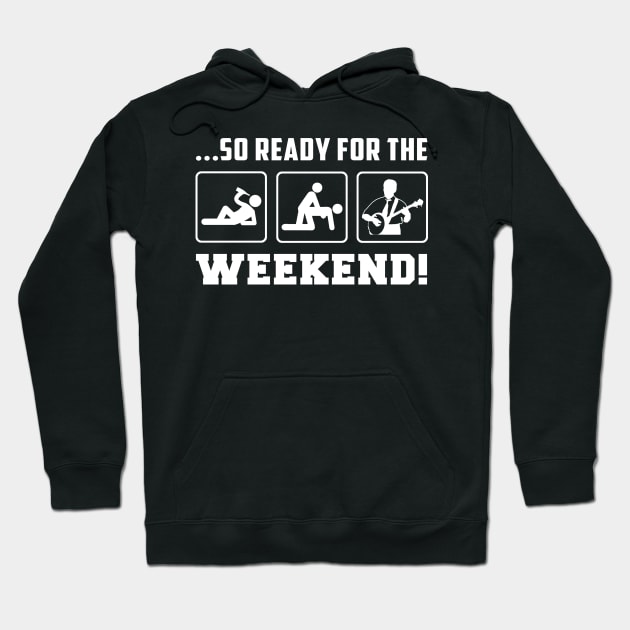 Strummin' and Sippin': Beer Banjo Tee for Weekend Vibes! Hoodie by MKGift